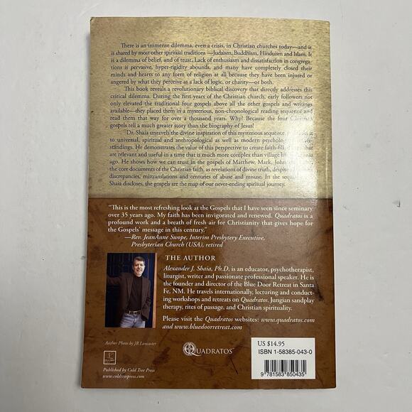 Beyond the Biography of Jesus The Journey of Quadratos Book 1 by Alexander Shaia - Picture 6 of 7